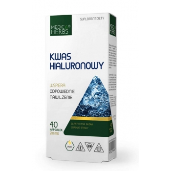Kwas Hialuronowy 40 kaps Medica Herbs